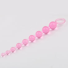 Load image into Gallery viewer, Jelly Anal Beads Orgasm Vagina Plug Play Pull Ring Ball Anal Stimulator Butt Beads
