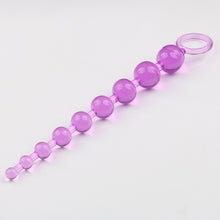 Load image into Gallery viewer, Jelly Anal Beads Orgasm Vagina Plug Play Pull Ring Ball Anal Stimulator Butt Beads
